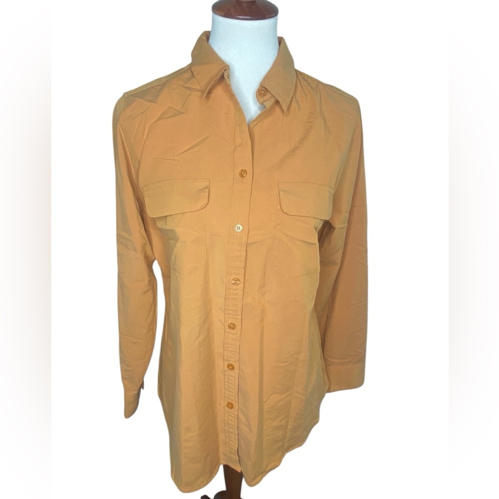 Chicos Long Sleeve Button Down Collared Shirt - image 1